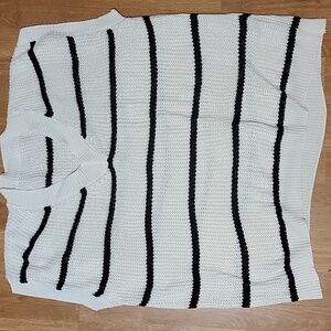 Striped Sweater Vest 2x